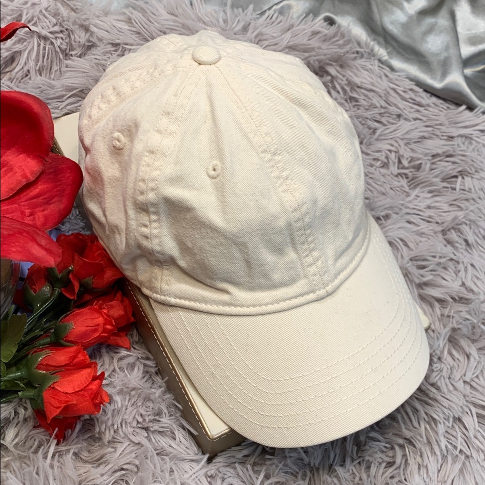 🌹Madewell • Classic Cream Organic Cotton Baseball Cap Hat • Unisex